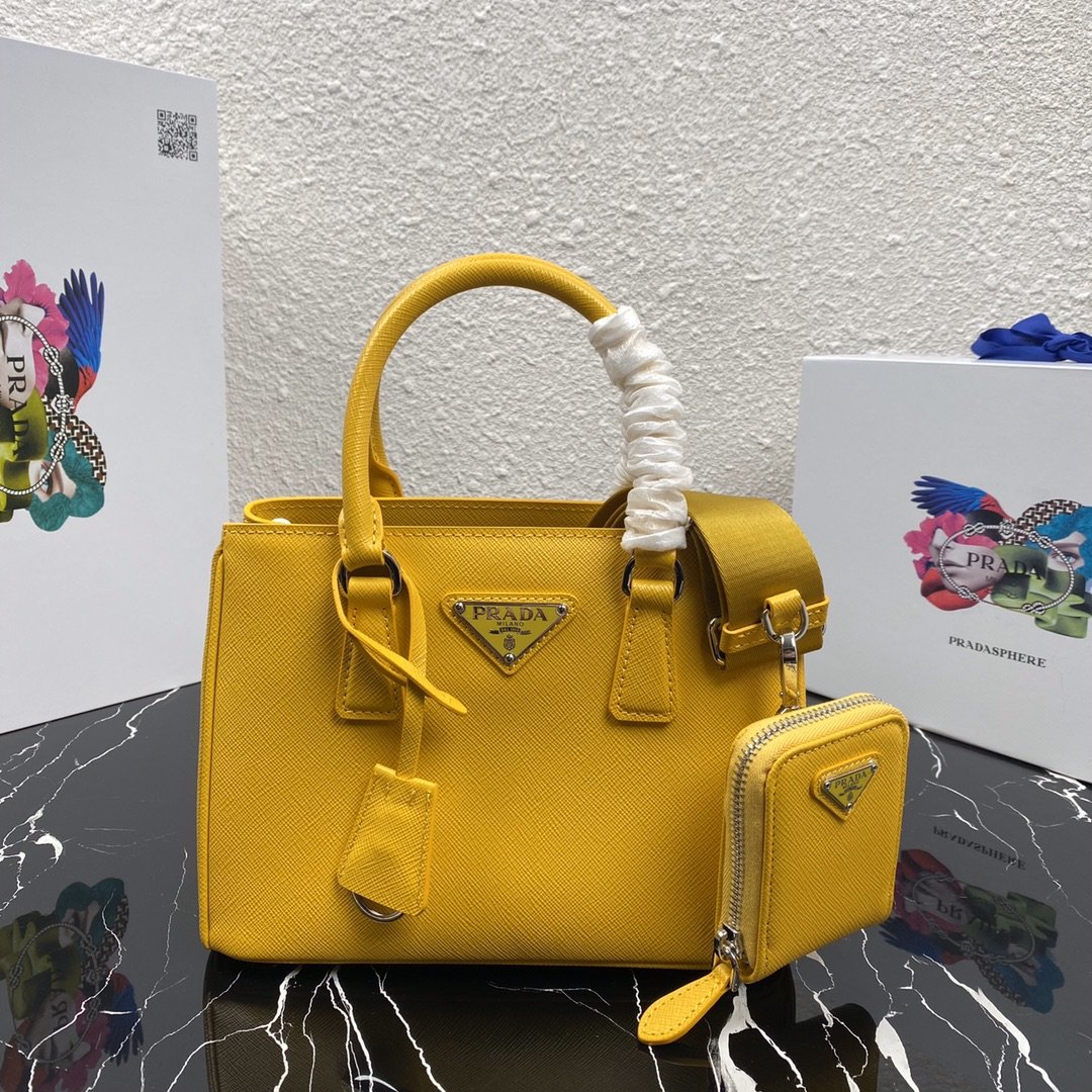 Pra*a Saffiano Leather Bag 1BA296 23cm 004