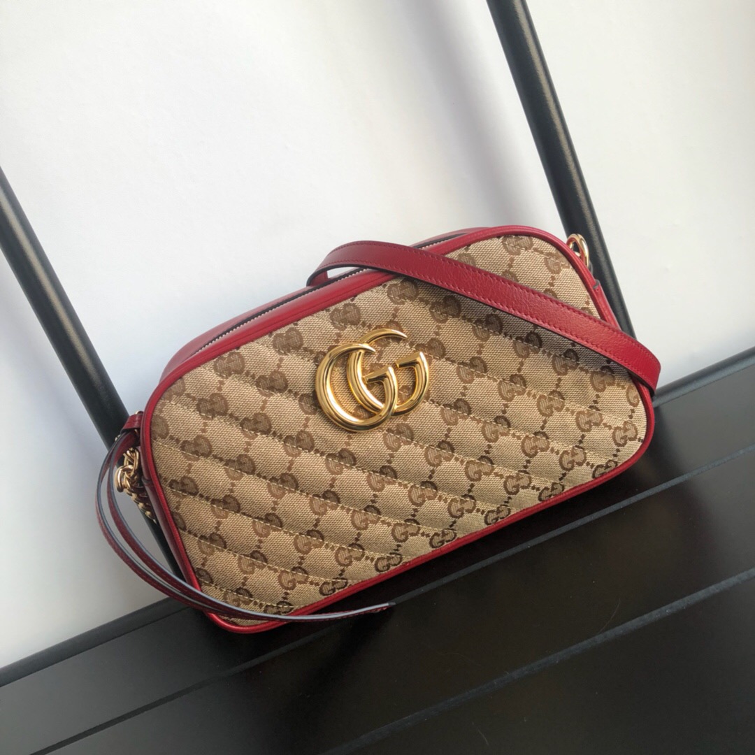 Gvc*1 Red GG Marmont Bag 24cm