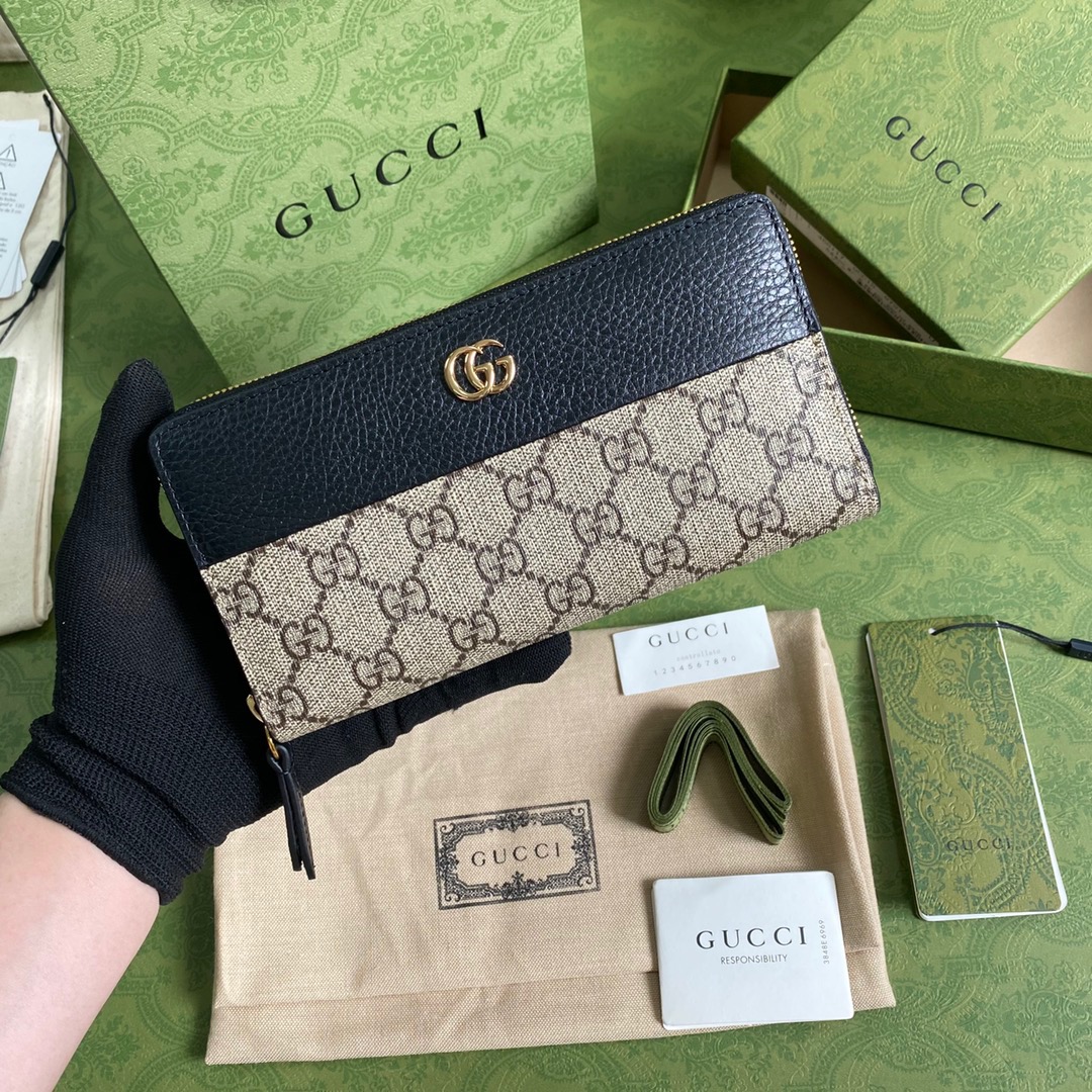 GG Marmont leather long wallet
