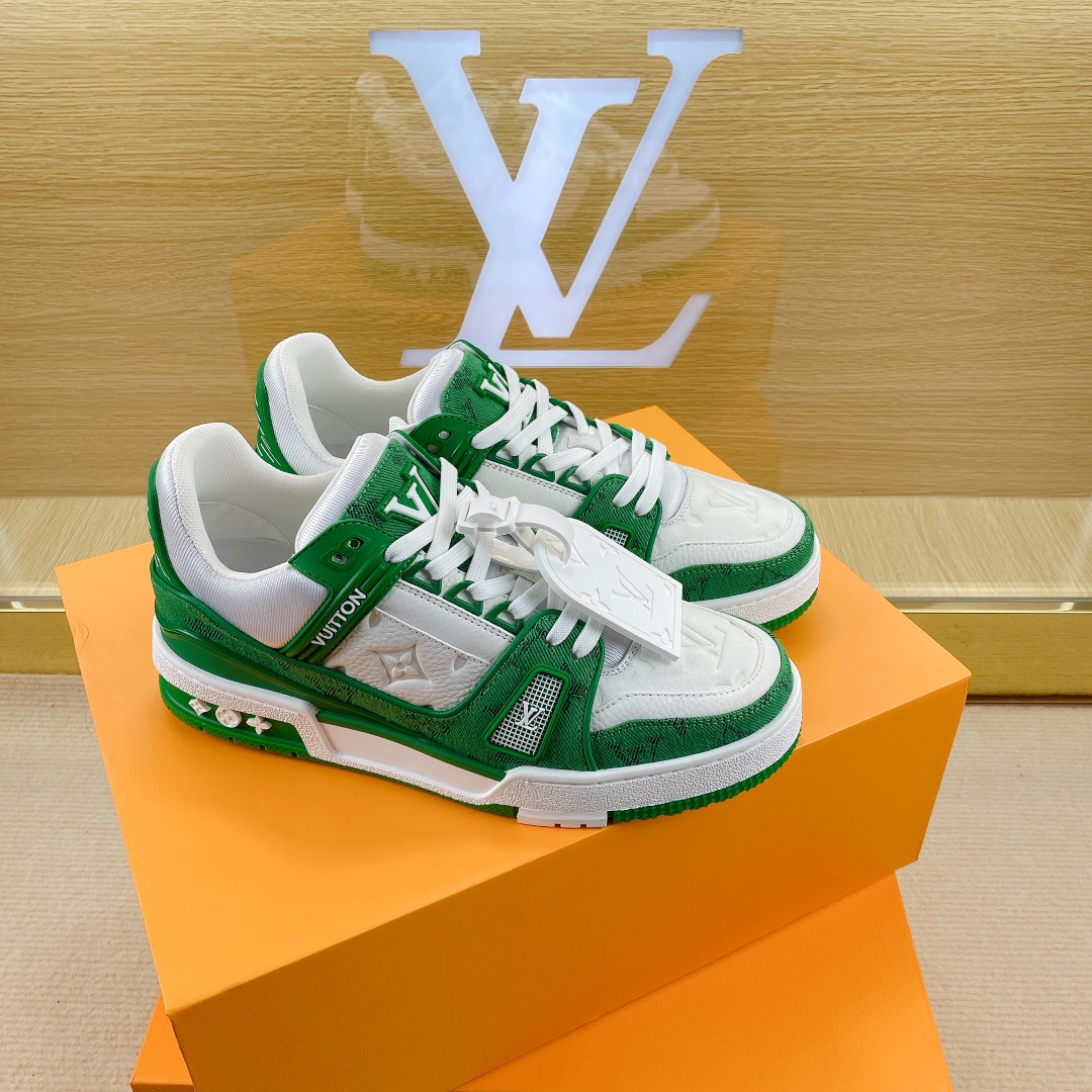 L0vis Vvtt0n Trainer Sneakers Green 02