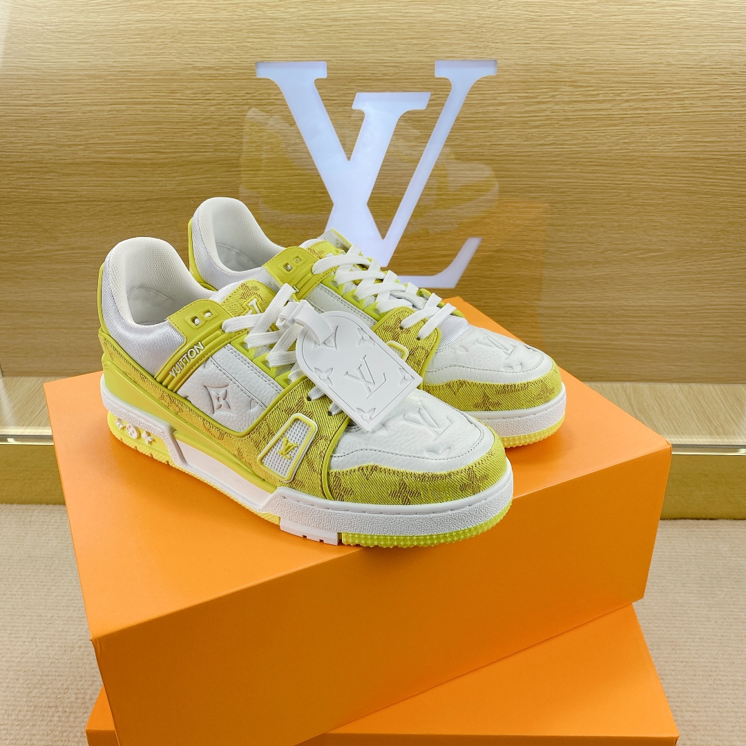 L0vis Vvtt0n Trainer Sneakers Light Yellow