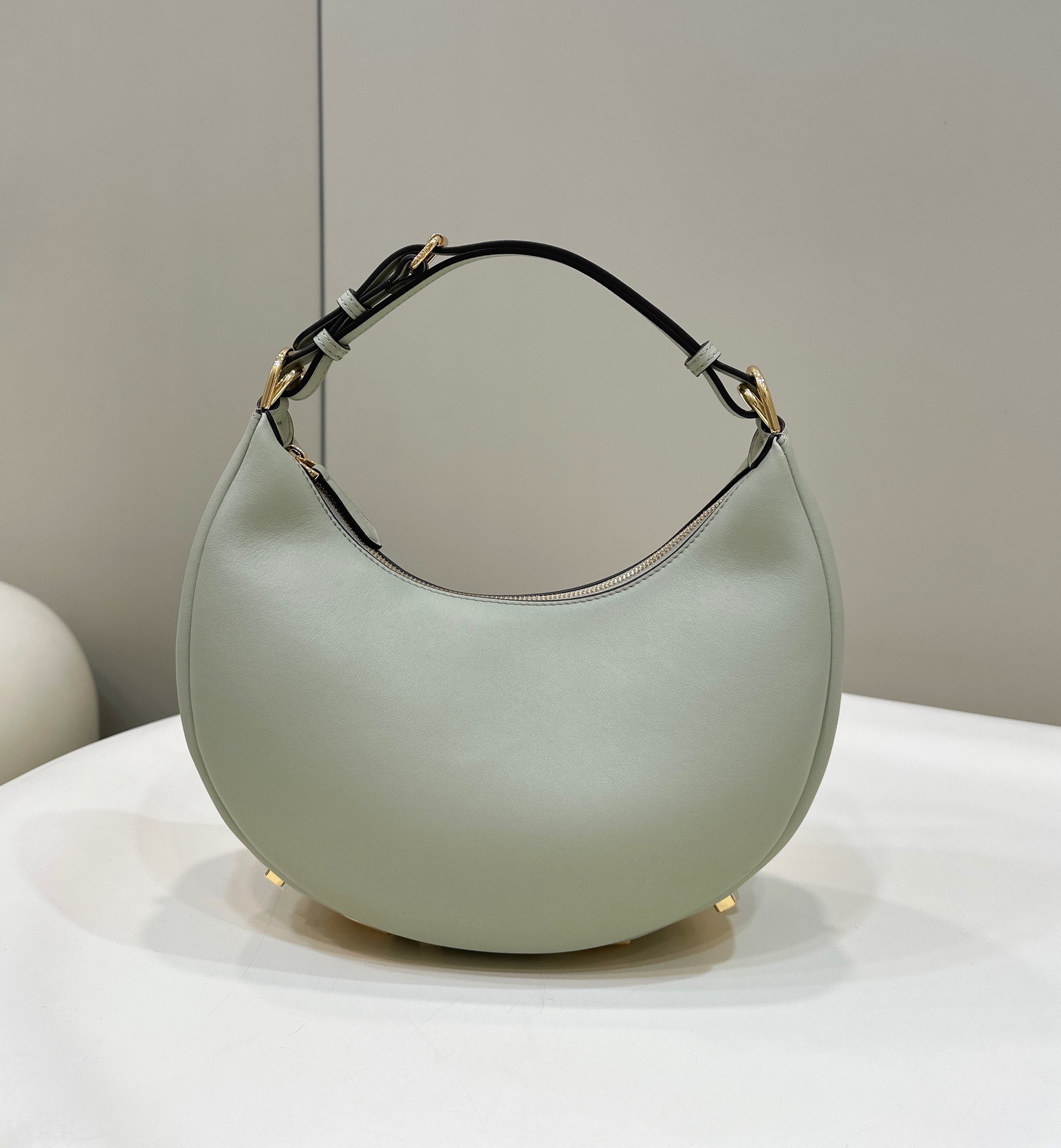Bagsaaa F**di Small Graphy In Light Green - 10×29×24.5cm