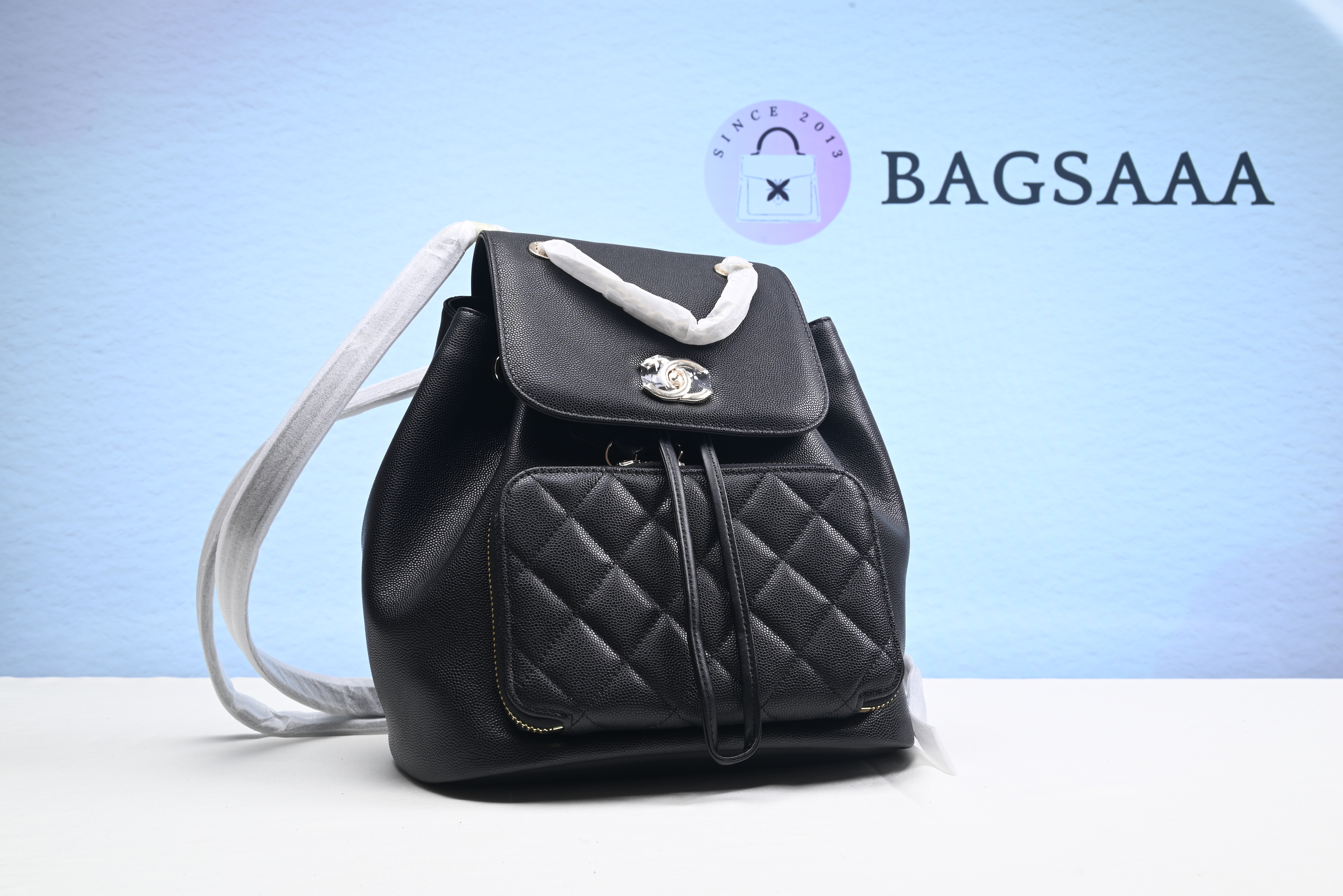 Bagsaaa Ch**el BUSINESS AFFINITY BACKPACK - 23 × 22 × 15 cm