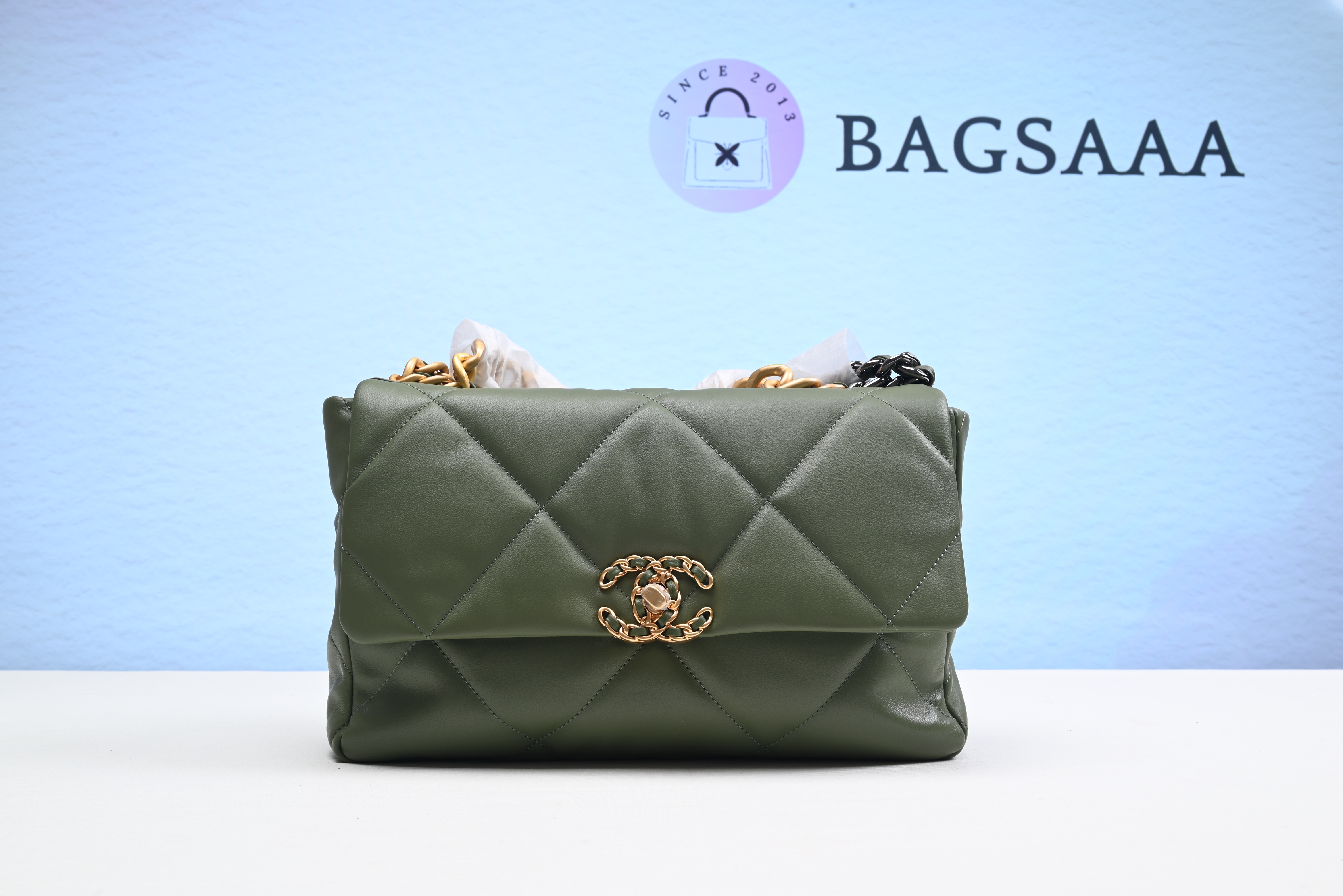 Bagsaaa Ch**el 19 Green - 26cm