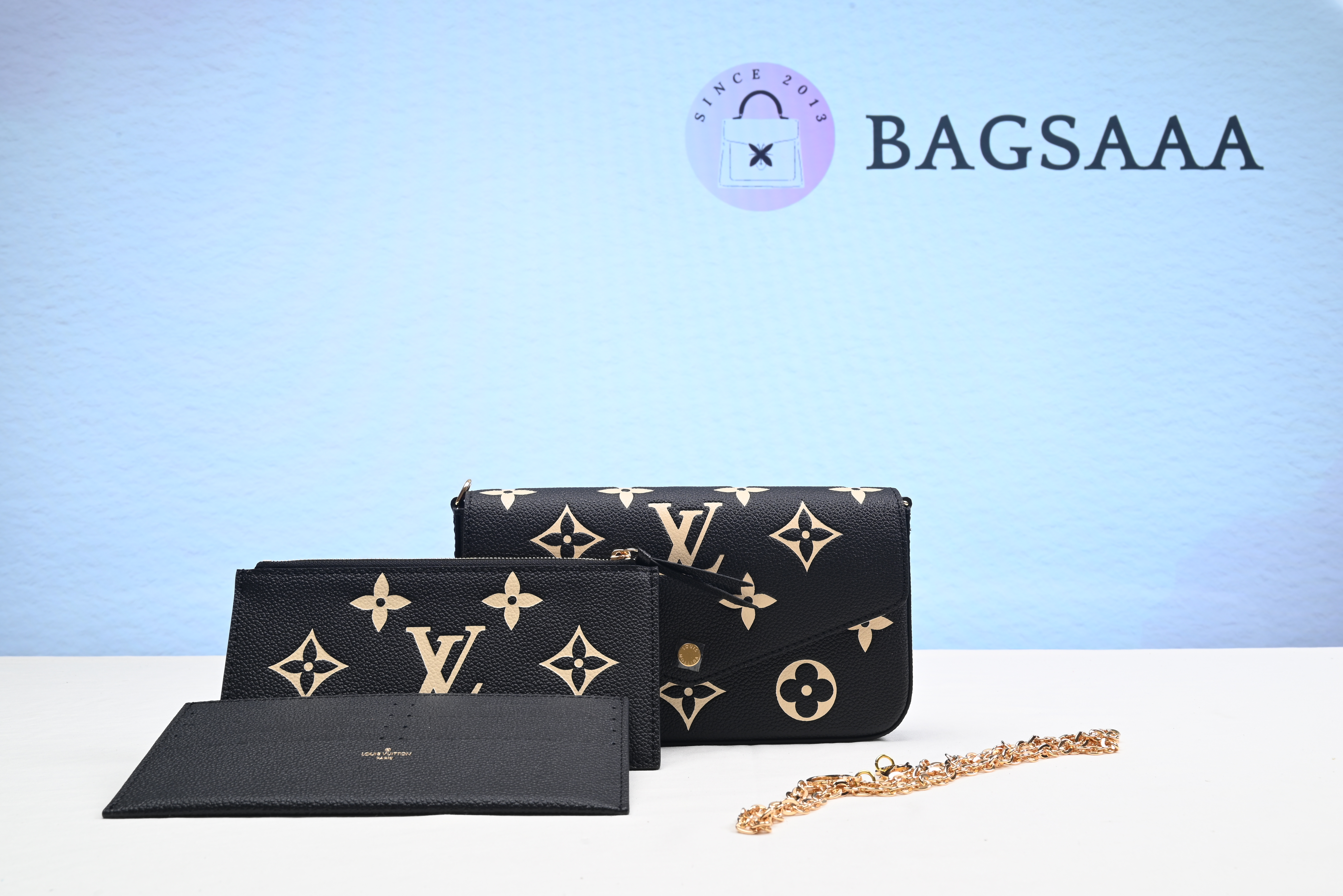 LV Félicie Pochette Monogram Empreinte Leather