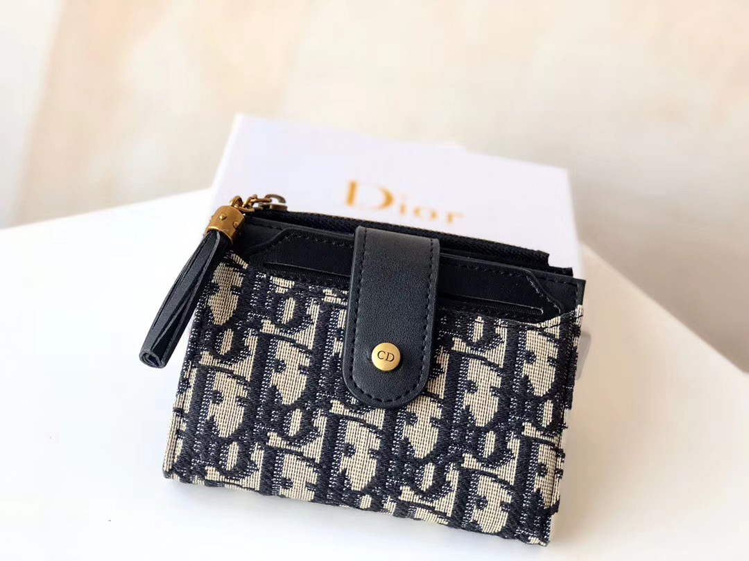 Bagsaaa D10r Oblique Wallet Blue - 12*9*1.5