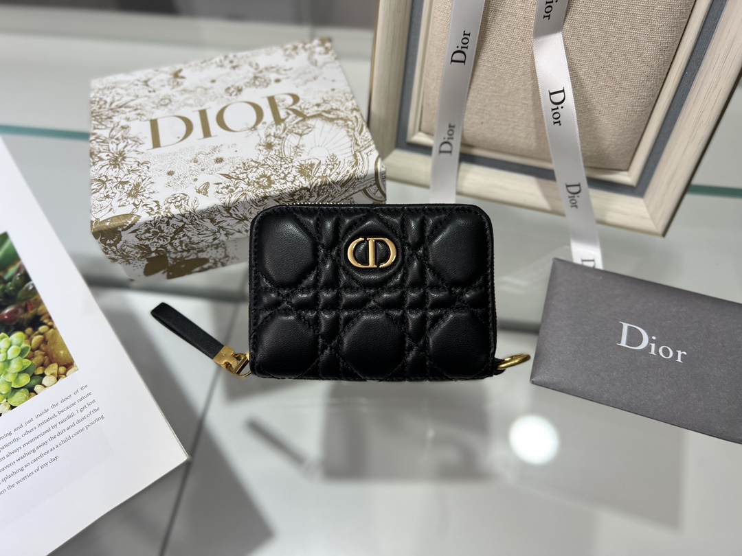 Bagsaaa D10r Caro Coin Purse Black - 9*11cm