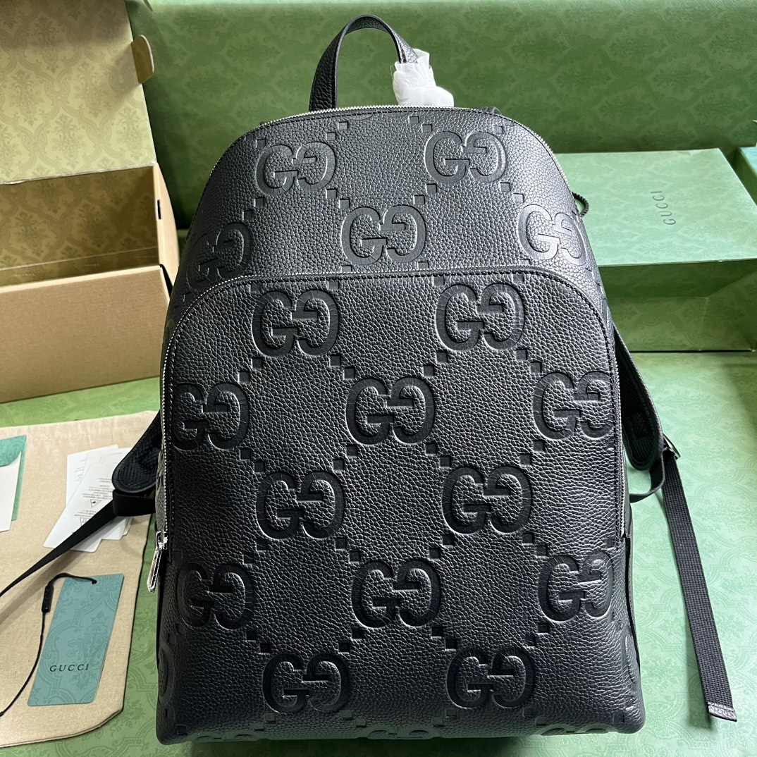 Bagsaaa Gvc*1 Jumbo GG Backpack In Black - 32x 42x 16cm