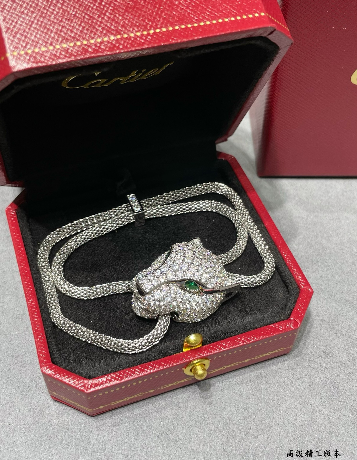 Bagsaaa Ca*t1er Panthere D1am0nd & 18K Bracelet