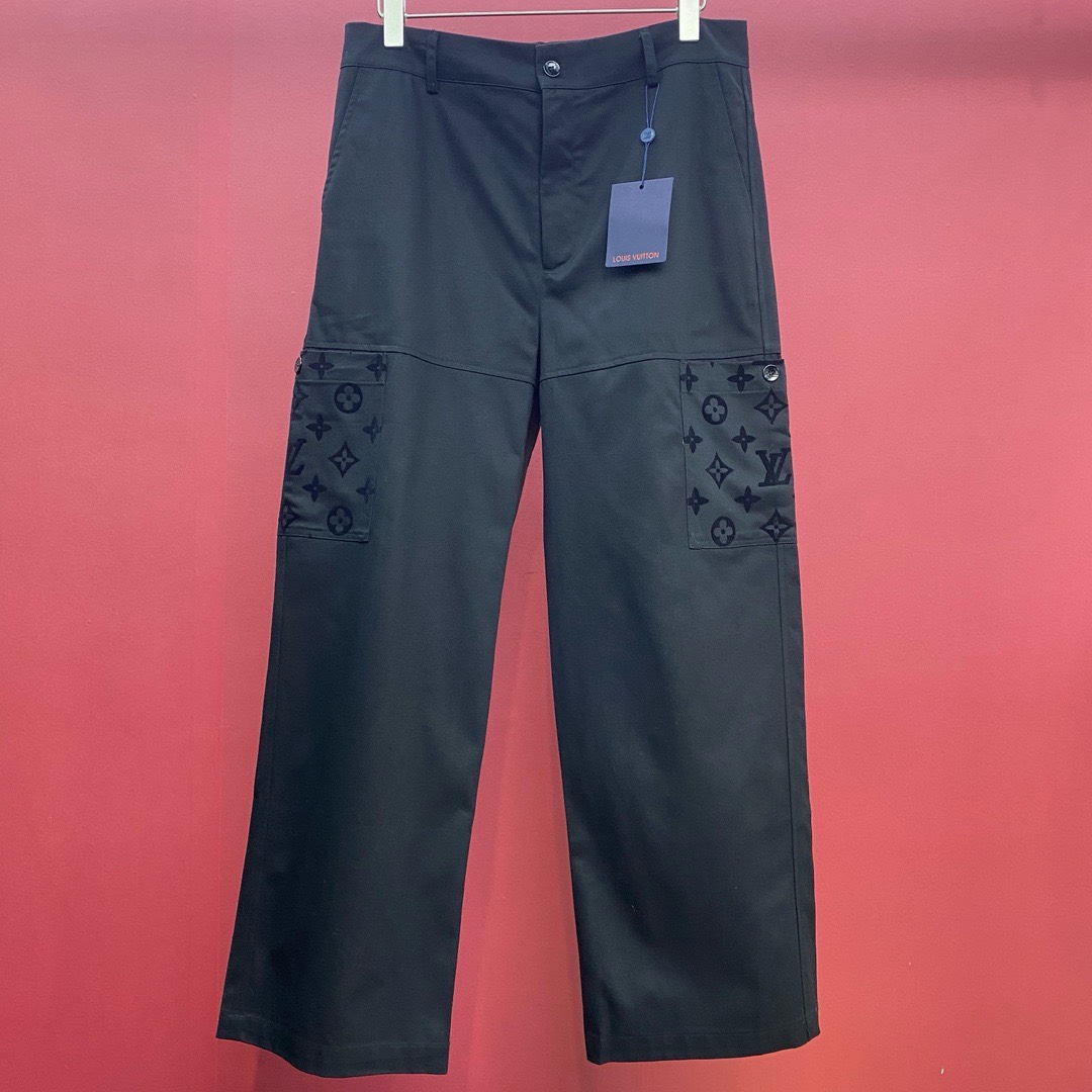 Bagsaaa L0vis Vvtt0n Cotton Workwear Pants 