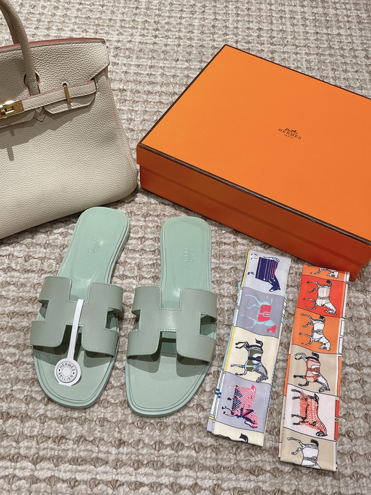 Bagsaaa H**me5 Oran Sandal Vert Deau