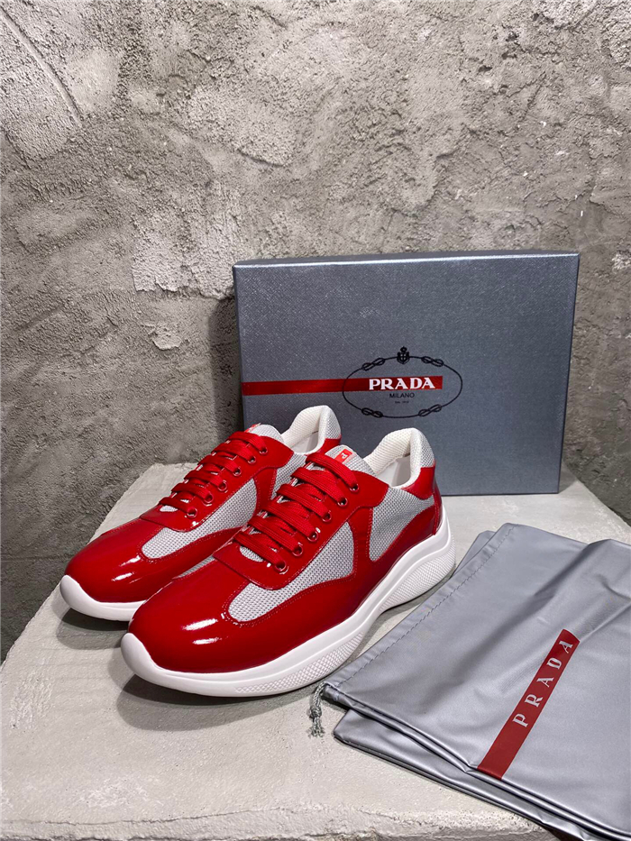 Bagsaaa Pra*a America's Cup sneakers Red/Silver
