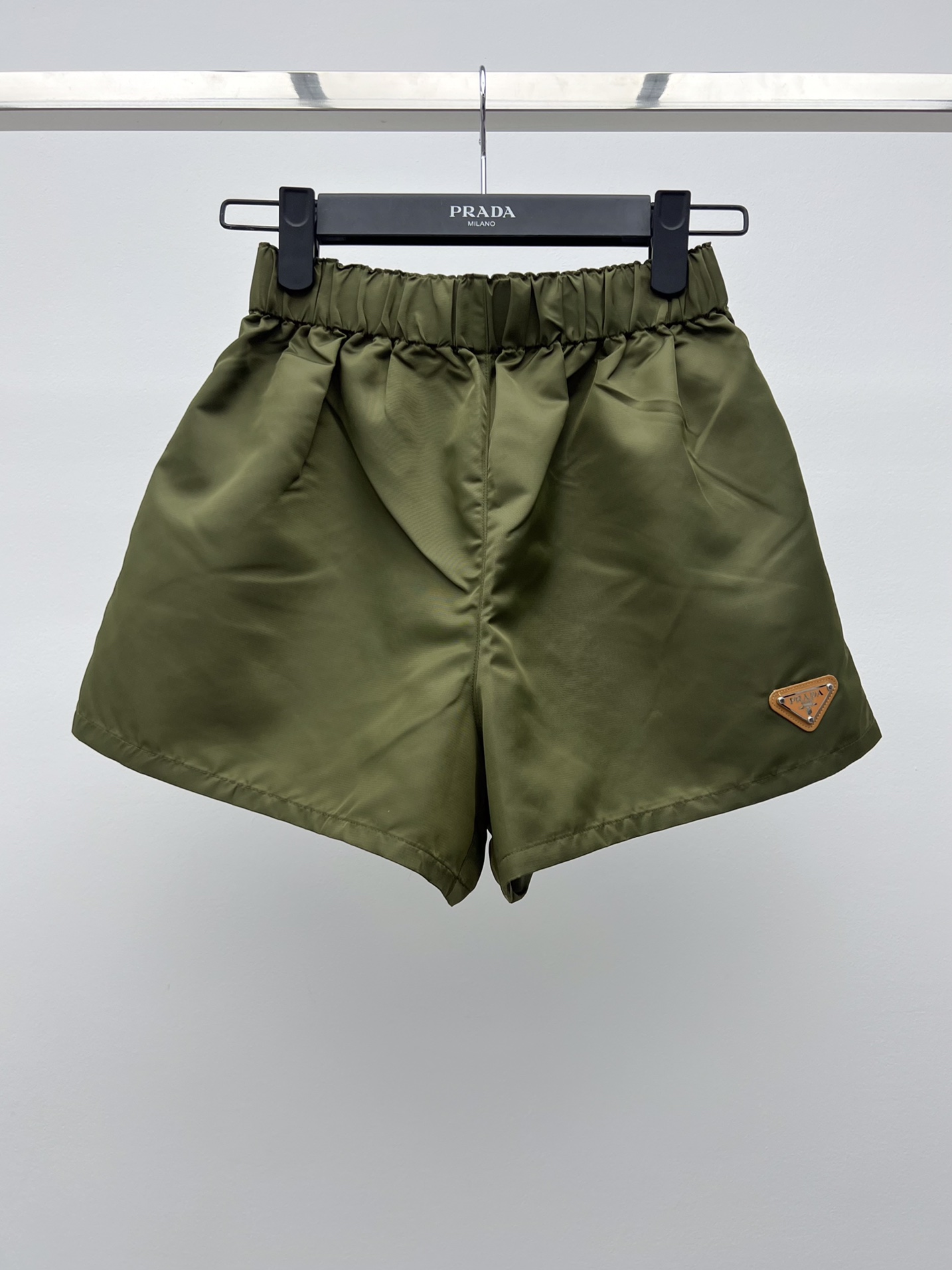 Bagsaaa Pra*a Olive Green Nylon Short
