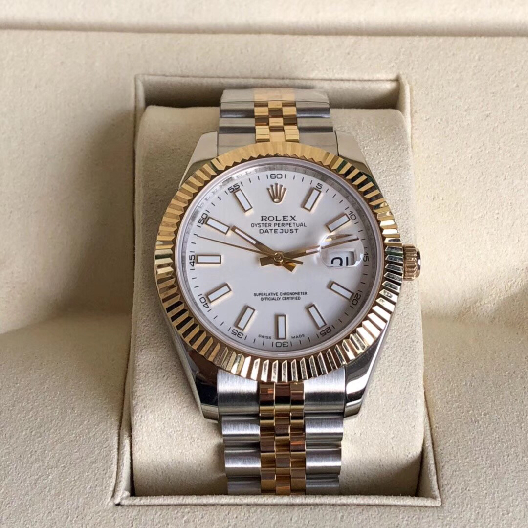 Bagsaaa R01ex Datejust White Dial Oyster Watch