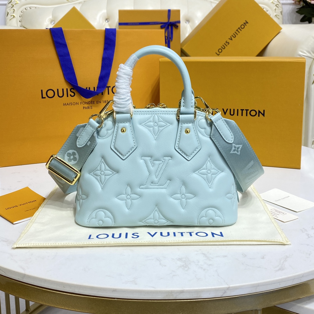 Bagsaaa L0vis Vvtt0n Alma BB Vert d'Eau blue - M20855 - 24.5 x 18 x 12 cm