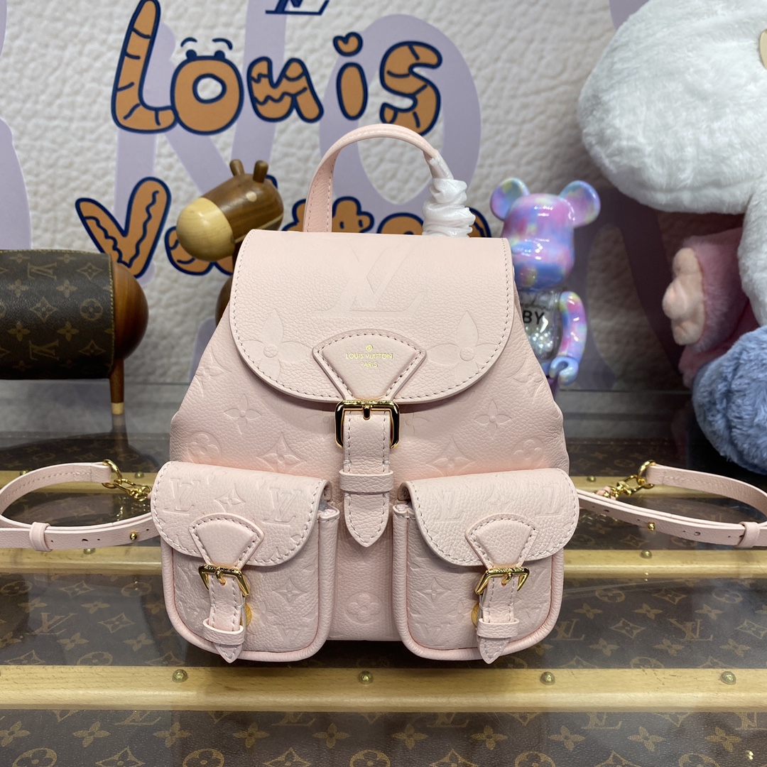 Bagsaaa L0vis Vvtt0n M47074 Backup Backpack Pink - 20 x 22 x 14 cm