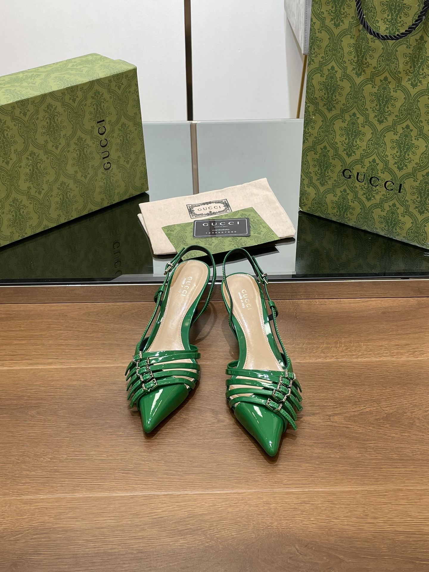 Bagsaaa Gvc*1 Women's Slingback Pump Green 796016