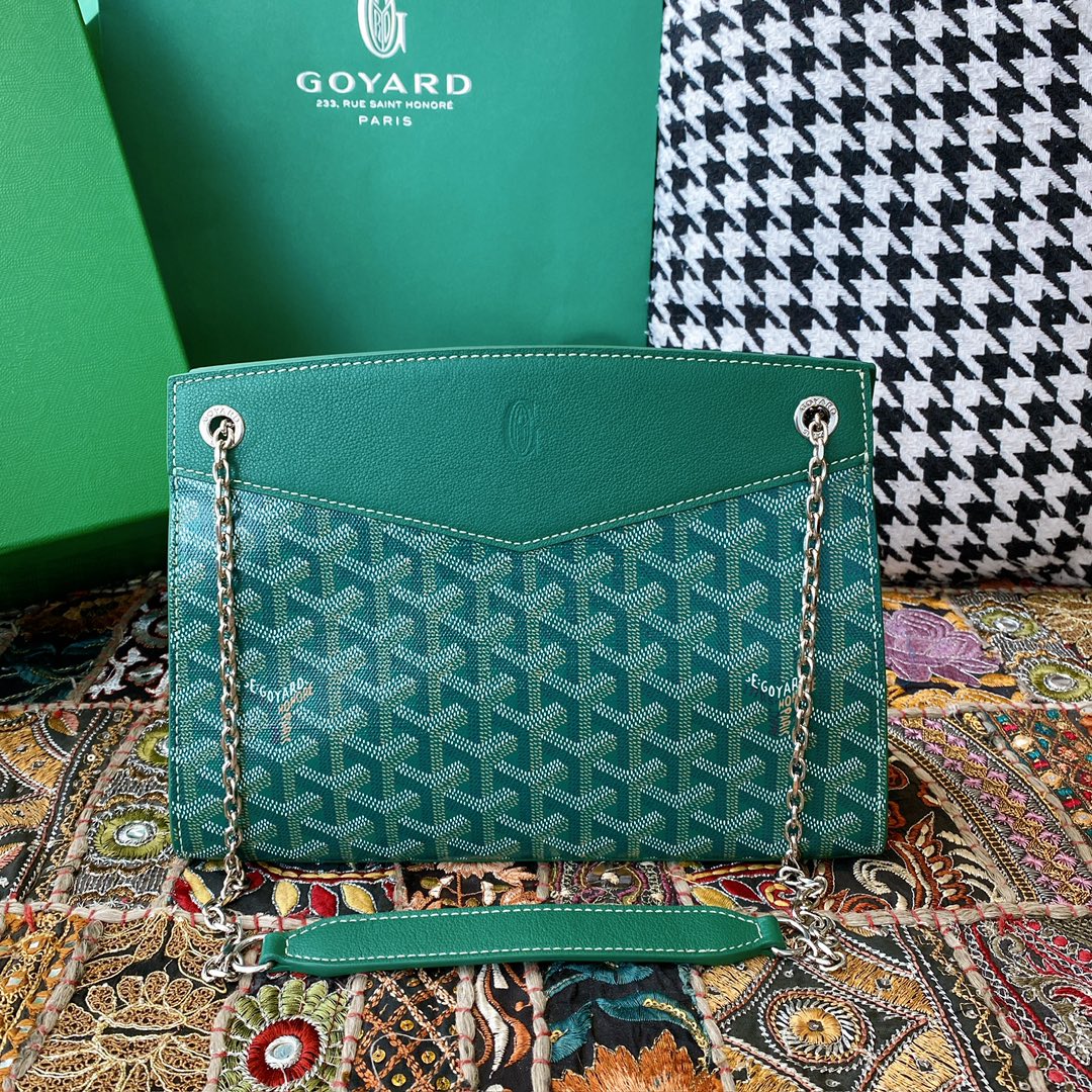 Bagsaaa G09ard Rouette Structuré PM Bag Green - 25.5 x 9 x 18 cm