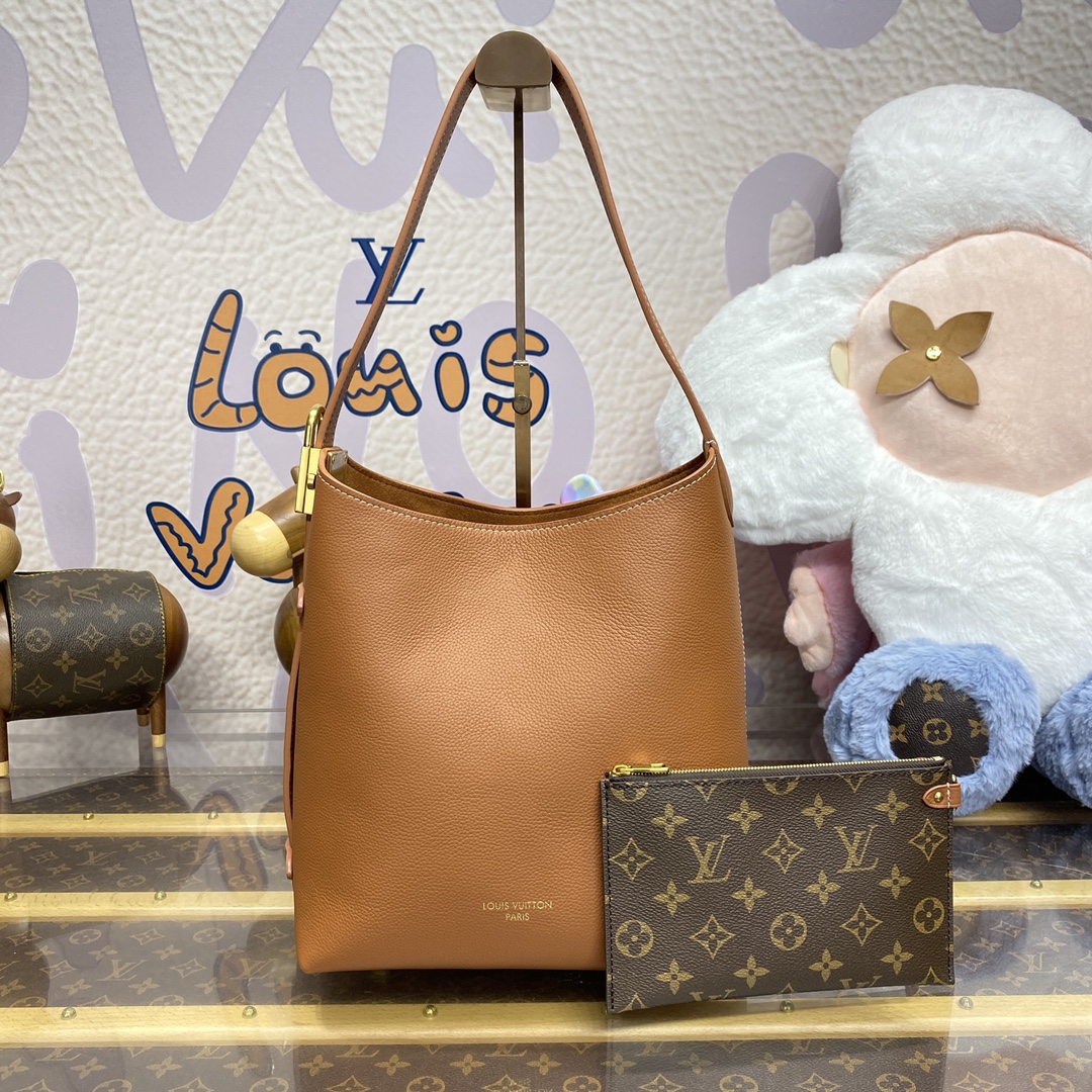 Bagsaaa L0vis Vvtt0n M25354 Low Key Hobo PM Brown - 24 x 28 x 16 cm