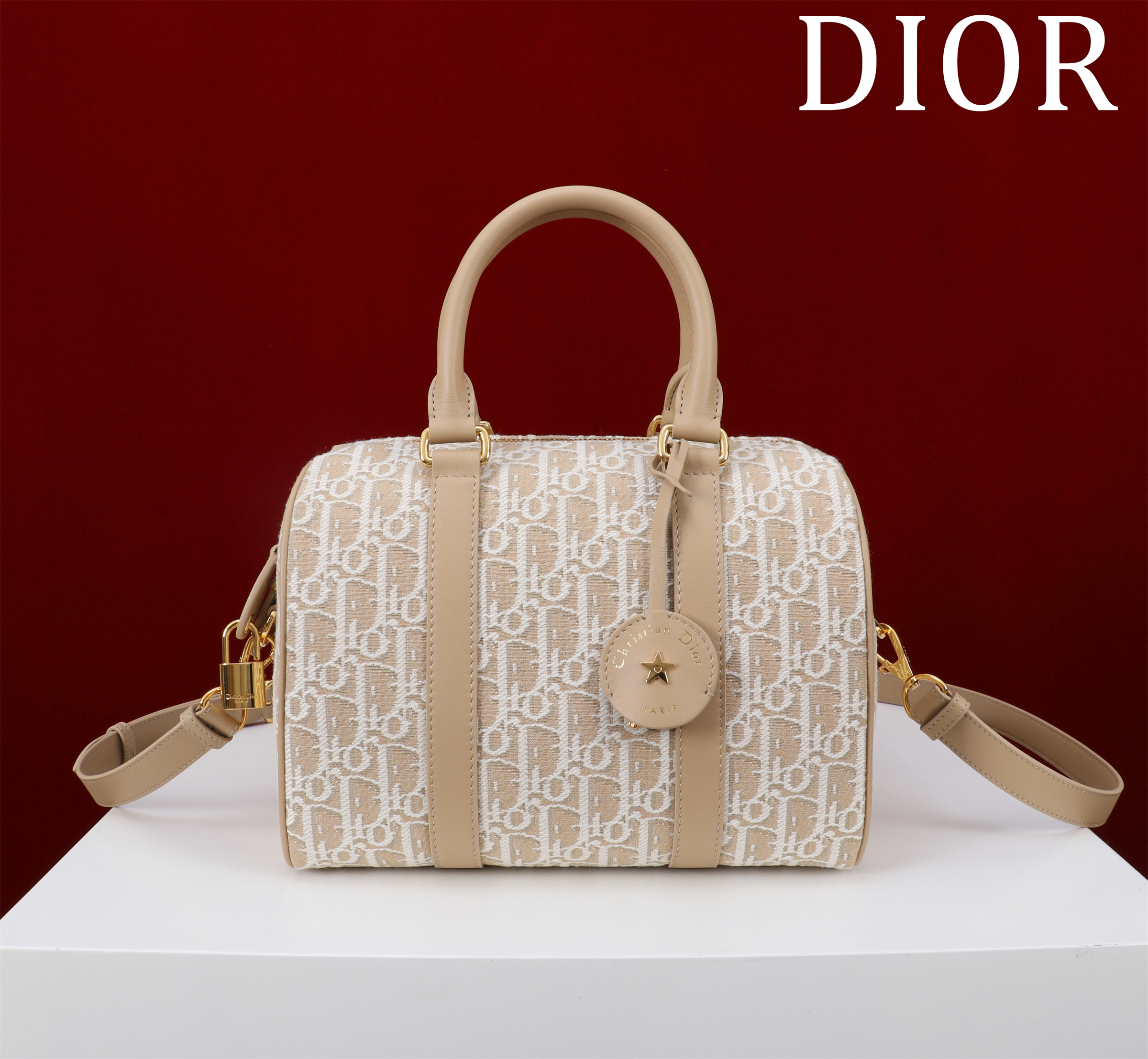 Bagsaaa D10r Groove 25 Bag Natural D10r Oblique Jacquard - 25cm