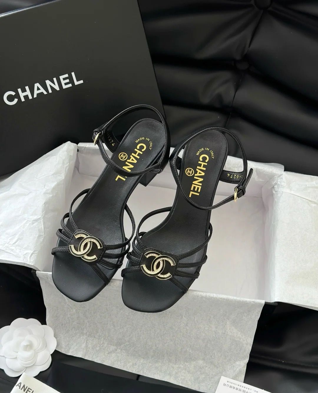 Bagsaaa Ch**el Sandals G46275 Black