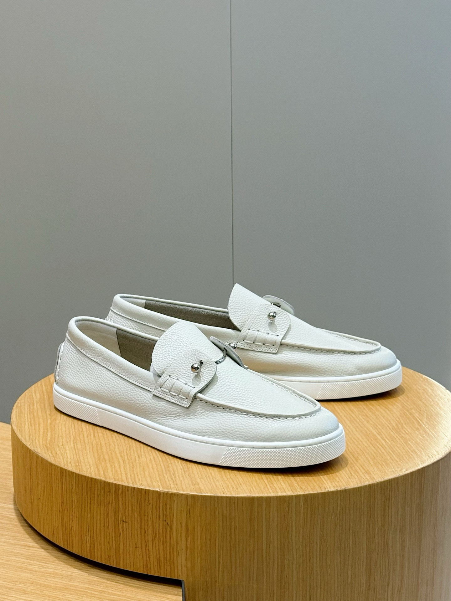 Bagsaaa Chr1st1an Louboutin Chambeliboat loafers white