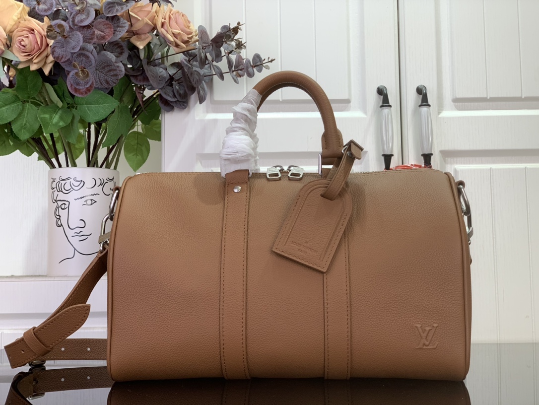 Bagsaaa LV M25980 Keepall Bandoulière 35 Tan - 34cm