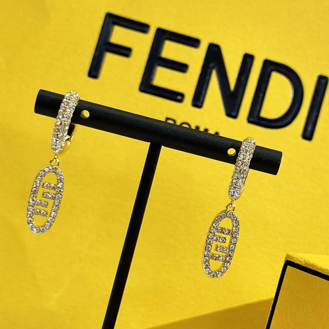 Bagsaaa F**di O'Lock earrings